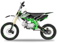 Pitbike 125cc Ultimate Thunder 17x14 zelená