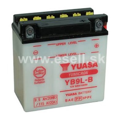 YUASA YB9L-B, 12V, 9Ah