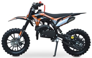 Samolepky, polepy minicross Scorpion 49cc oranžová