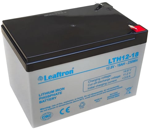 Leaftron LTH12-18 12V 18Ah Lítium LiFePO4