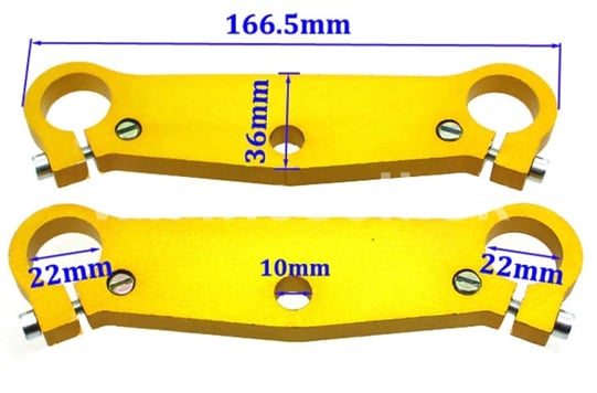 Okuliare minicross, minibike 22mm