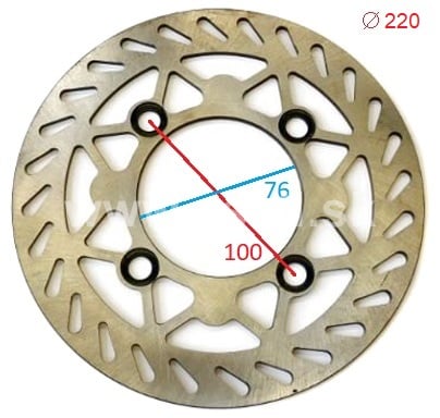 Brzdový kotúč 220 mm