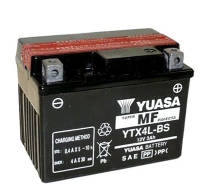 Batéria YUASA YTX4L-BS, 12V, 3Ah