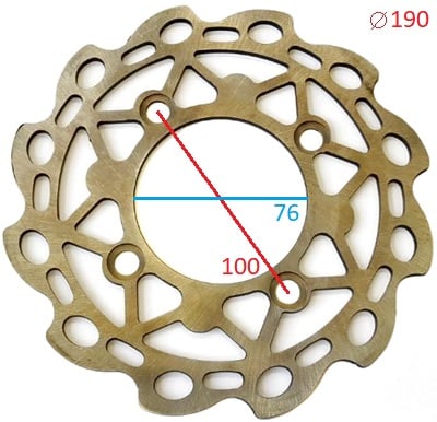 Brzdový kotúč 190 mm