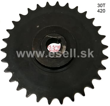 Rozeta 30T 420 stred 15,5/16mm