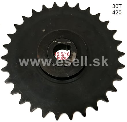 Rozeta 30T 420 stred 15,5/16mm