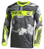 Dres O´Neal Element CAMO sivá/neon-žltá