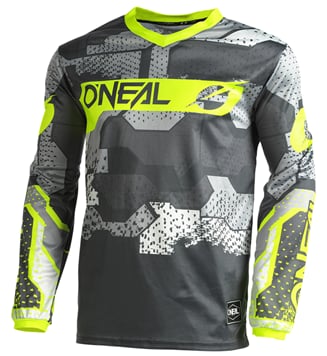 Dres O´Neal Element CAMO sivá/neon-žltá