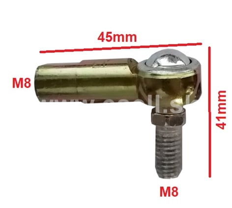 Čap tyčky riadenia  45/41mm, M8, M8