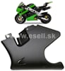 Ľavý bočný plast minibike PS 50 čierny matt