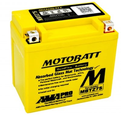 Baterie MOTOBATT MBTZ7S, 12V, 6,5Ah, 100A