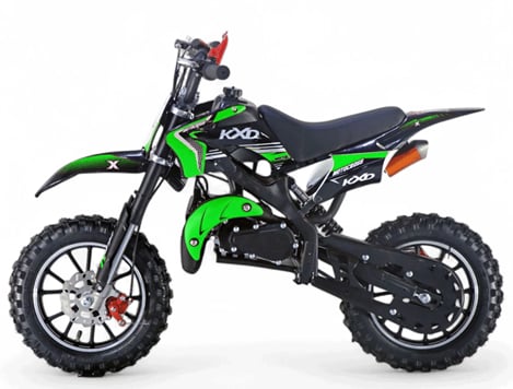 Detská minicross Apollo 49 cc KXD zelená Detská minicross Apollo 49 cc KXD zelená